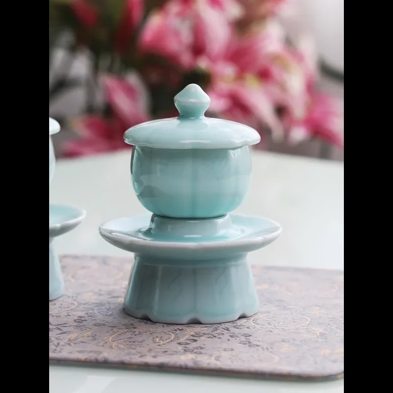 Celadon with Holy Water Cup Ce - Celadon Ceramic Cup review and price