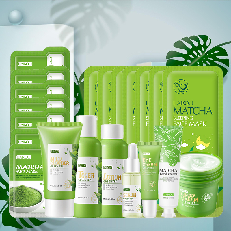 Green Tea Skin Care Kit Korean - Korean Tea Set review and price