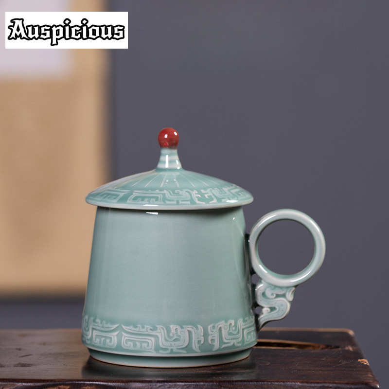 395ml Longquan Celadon Bronze  - Celadon Ceramic Cup review and price