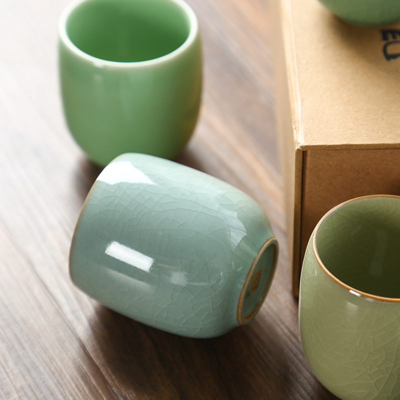CHANSHOVA-Porcelain Tea Cup Se - Celadon Ceramic Cup review and price
