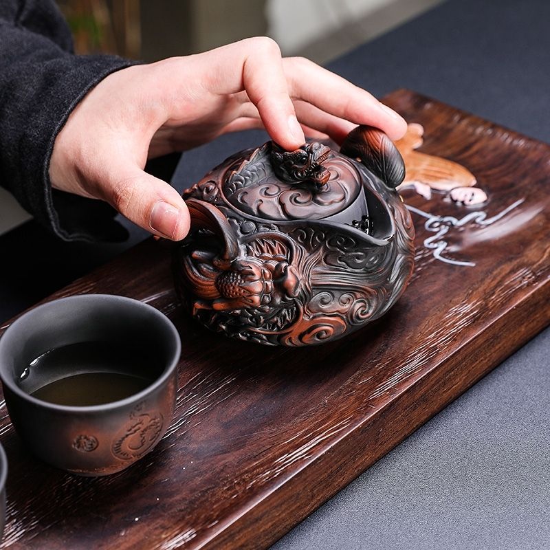 Chinese purple pottery handmad - Korean Tea Set review and price