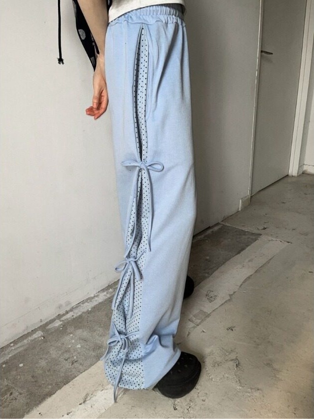 Autumn Winter Polka Dot Splice - Korean Pants Lifestyle review and price
