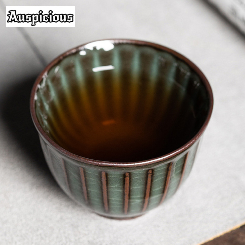 85ml Handmade Ge Kiln Iron Bod - Celadon Ceramic Cup review and price