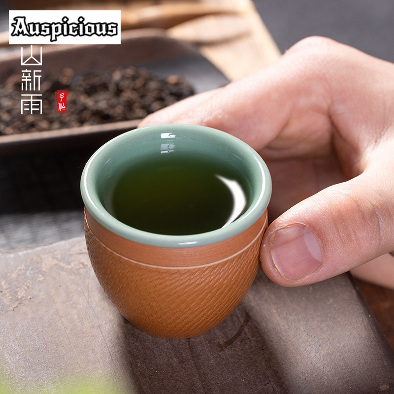 50ml Handmade Knife Jumping Ce - Celadon Ceramic Cup review and price